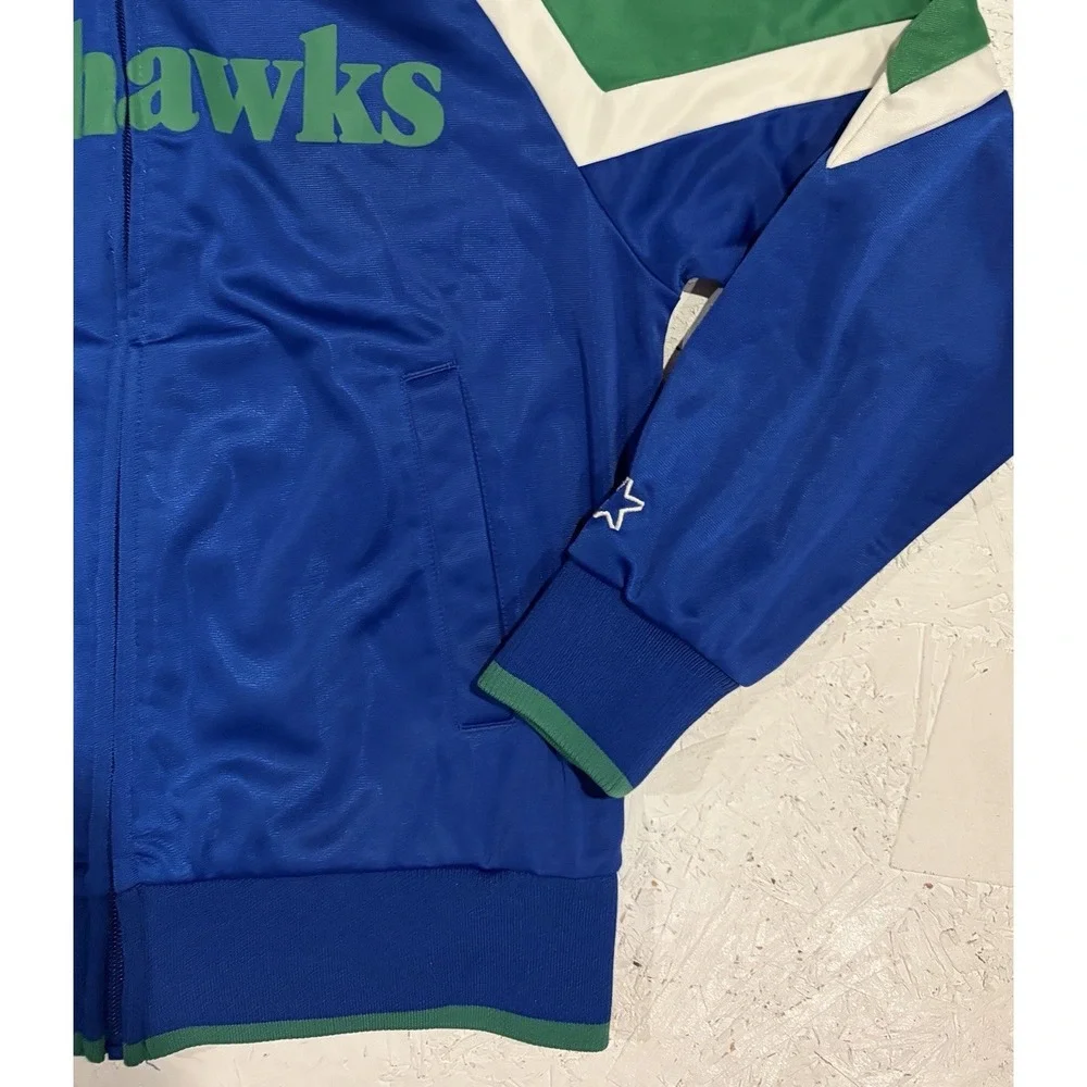 Starter Seattle Seahawks Throwback Mens Sz XS‎ Blue Green Full Zip Jacket Pocket